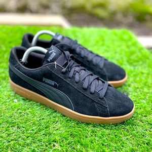 Puma Smash V2 Mens Sneakers Sz 8 Black Gum NWT